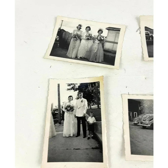 VTG Lot of 7 Wedding Day B&W Family Special Day Photographs Mid 50's - Picture 6 of 8